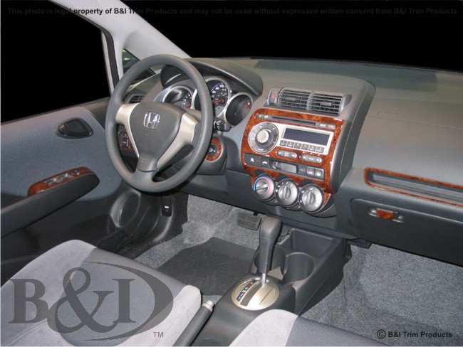 Honda Fit Wood Dash Kit by B&I