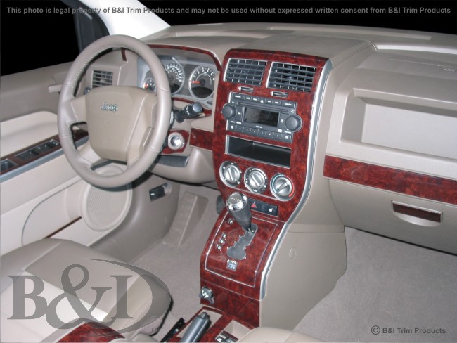 Jeep Compass 07-up Wood Dash Kit by B&I