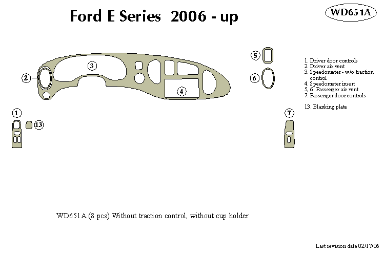 Ford E Series Dash Kit by B&I