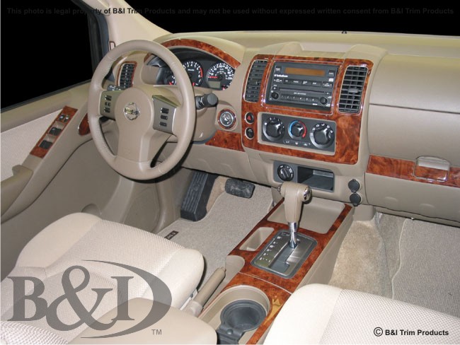 Nissan Frontier Wood Dash Kit by B&I