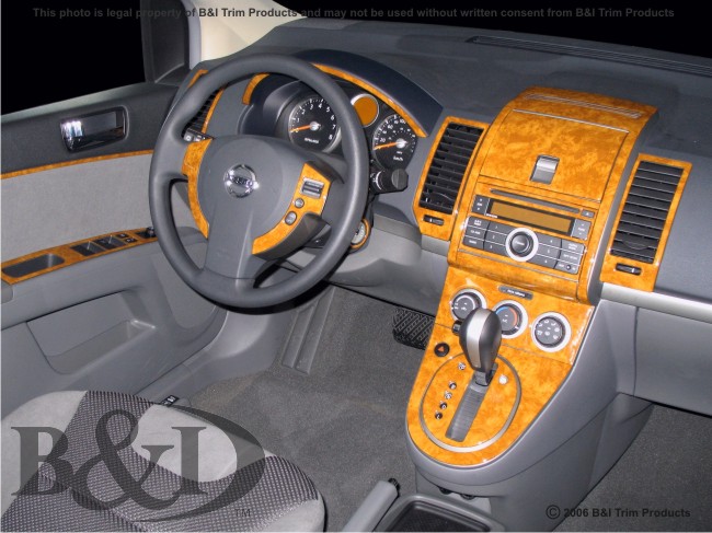 Nissan Sentra 07-up Wood Dash Kit by B&I