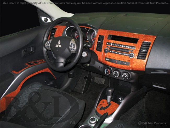 Mitsubishi Outler 08-up Wood Dash Kit by B&I