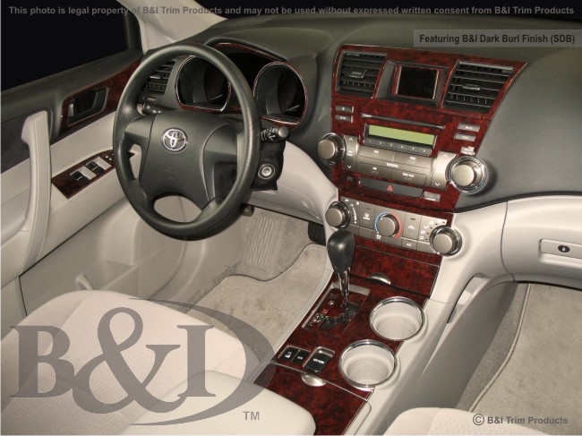 Toyota Highler Wood Dash Kit by B&I