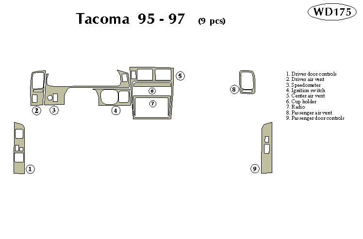 Toyota Tacoma Dash Kit by B&I