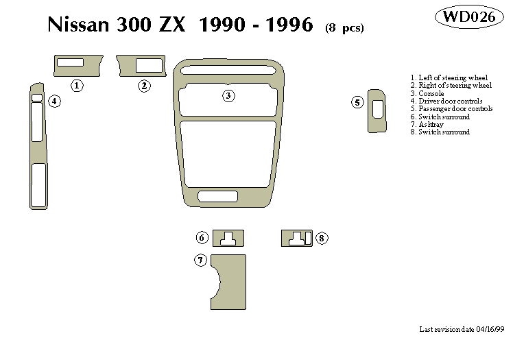 Nissan 300 Zx Dash Kit by B&I