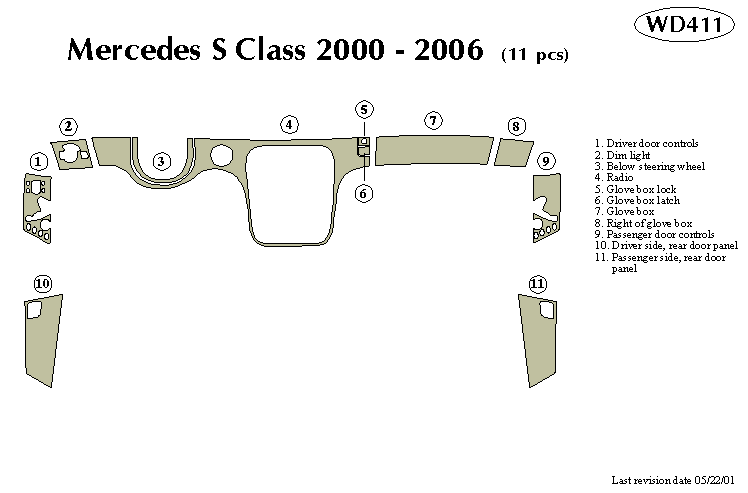 Mercedes Slk Dash Kit by B&I