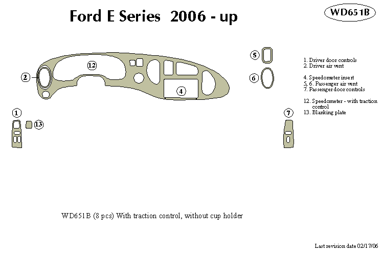 Ford E Series Dash Kit by B&I
