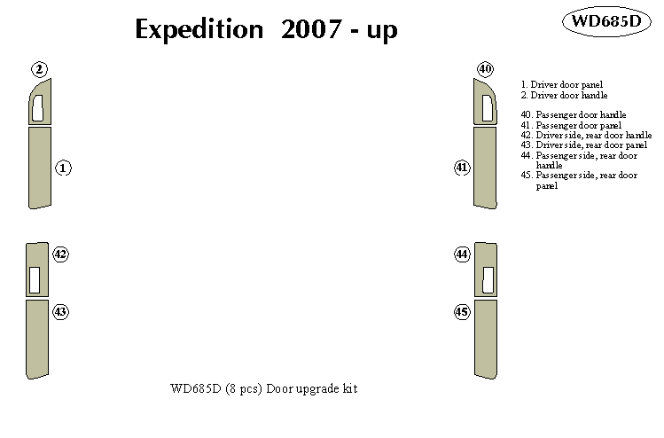 Ford Expedition Dash Kit by B&I